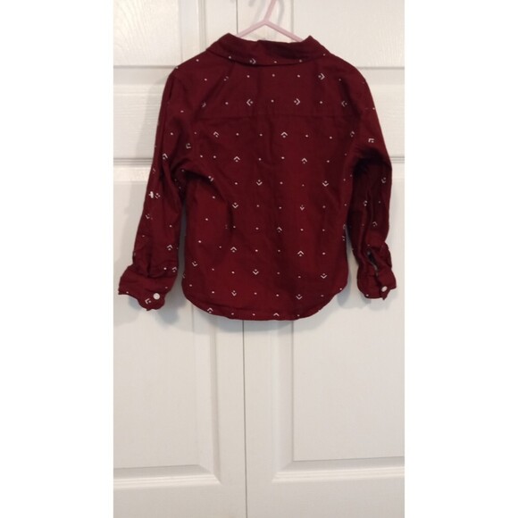 Sovereign Code boys maroon long sleeve button down - Picture 2 of 3